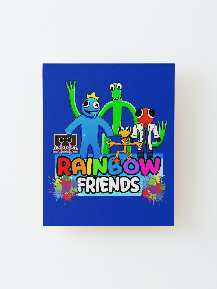 GREEN FACE Rainbow Friends, Blue Rainbow Friends.VIDEOGAME. Halloween  Spiral Notebook for Sale by Mycutedesings-1