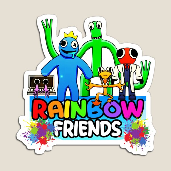 Rainbow Friends For kids and adults Birthday Sticker for Sale by  noufuiemuraa