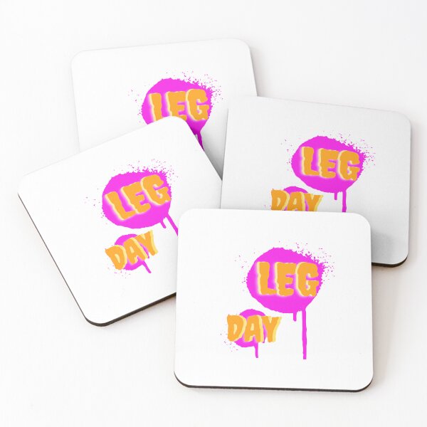 Item preview, LEG DAY gym motivation sticker designed and sold by TomFitCL.