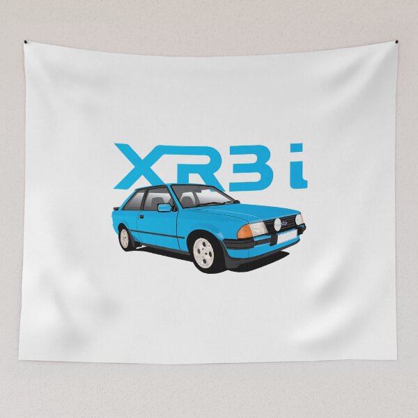 Item preview, Ford Escort XR3i hot hatch, blue designed and sold by knappidesign.