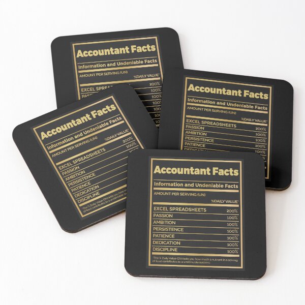 Item preview, Funny Accountant Facts CPA Art designed and sold by MrEddie10.