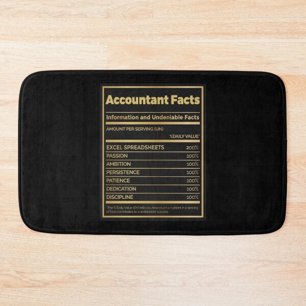 Item preview, Funny Accountant Facts CPA Art designed and sold by MrEddie10.