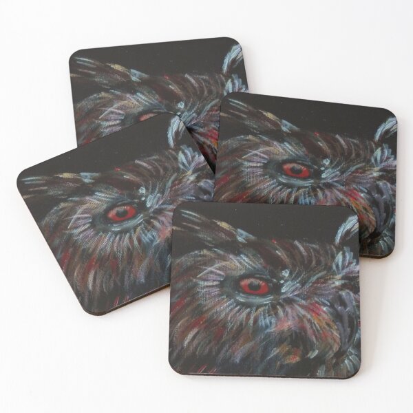 Item preview, Eagle Owl Head designed and sold by carolineskinnerart.