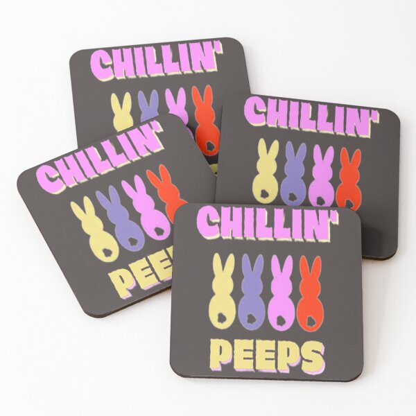 Item preview, Chilling Peeps 2, Badass and Funny, Easter Egg Hunting, Egg Hunt Squad, Chilling Peeps designed and sold by Adri Barnard.