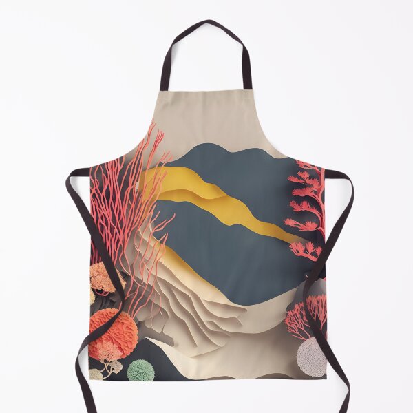Item preview, Coral Reef Rift in Paper art style designed and sold by FormFinder.