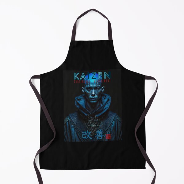 Item preview, Tibetan Cyberpunk Futuristic Monk – Kaizen Continuous Improvement Japanese Kanji designed and sold by MadeByRobots.