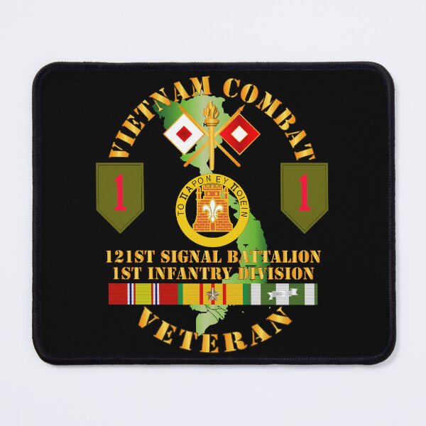 Item preview, Army - Vietnam Combat Vet - 121st Signal Bn - 1st Inf Div SSI designed and sold by Military Insignia Products.