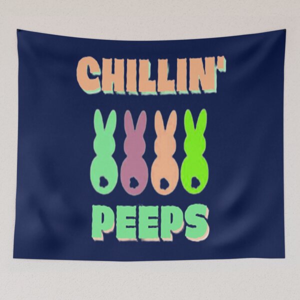 Item preview, Chilling Peeps 3, Badass and Funny, Easter Egg Hunting, Egg Hunt Squad, Chilling Peeps designed and sold by Adri Barnard.