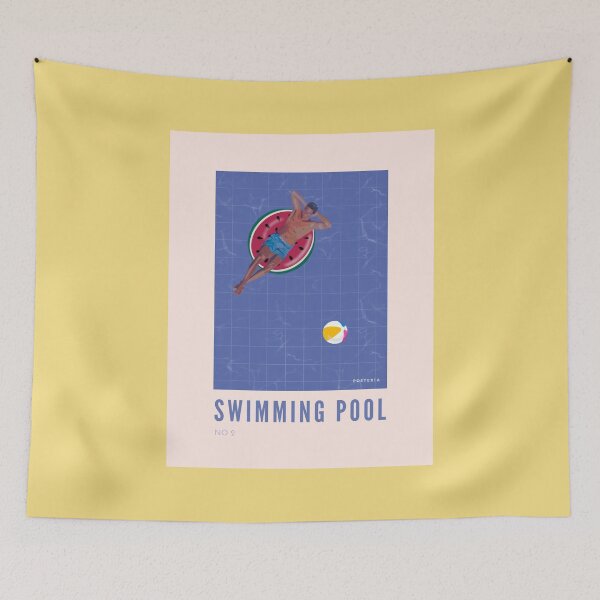 Item preview, SWIMMING POOL NO 2 Relaxing on the melon swimming ring designed and sold by Posteria.