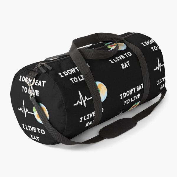 Item preview, I DON'T EAT TO LIVE, I LIVE TO EAT. QUOTES FROM PEOPLE WHO LOVE TO EAT. designed and sold by BluePlanetStore.