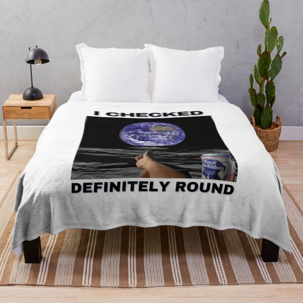 Item preview, Flat Earth I Checked Definitely Round  designed and sold by HatzicTshirts.