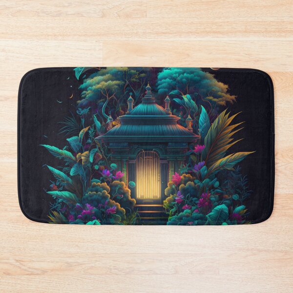 Item preview, Psychedelic Trippy Rainbow Rave Temple designed and sold by Iosis-Art.