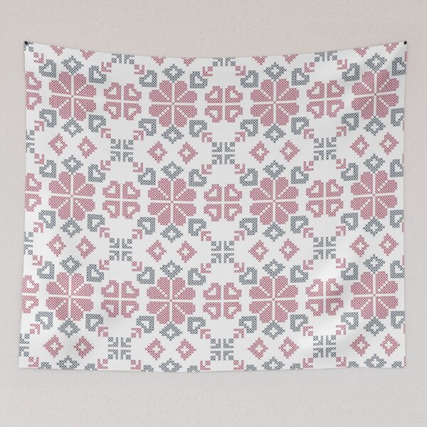 Item preview, Cross Stitch - Viva Magenta Ornament designed and sold by Marla-und-Bob.
