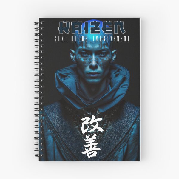 Item preview, Tibetan Cyberpunk Futuristic Monk – Kaizen Continuous Improvement Japanese Kanji designed and sold by MadeByRobots.