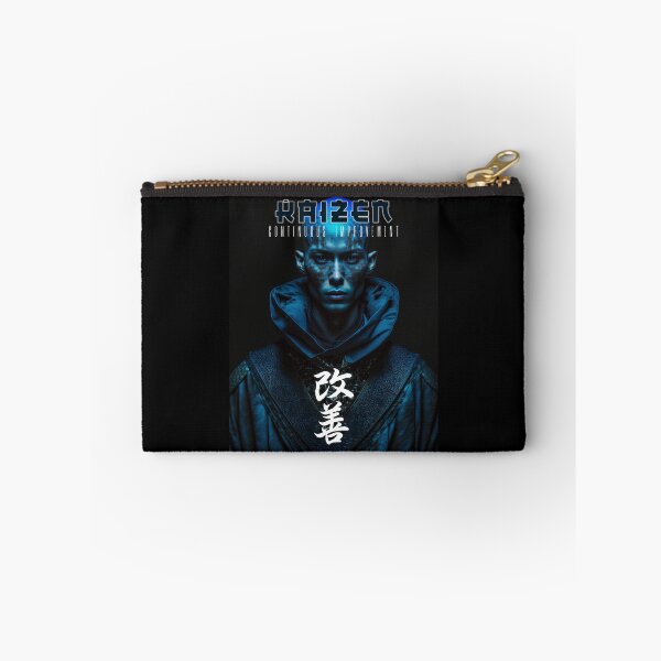 Item preview, Tibetan Cyberpunk Futuristic Monk – Kaizen Continuous Improvement Japanese Kanji designed and sold by MadeByRobots.