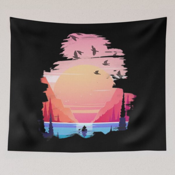 Item preview, Sun setting in a canyon  designed and sold by courtney petersen.