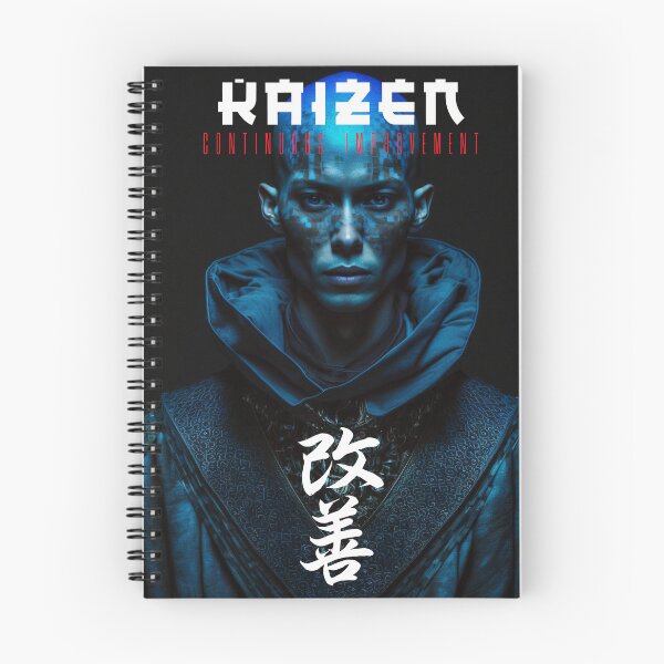 Item preview, Tibetan Cyberpunk Futuristic Monk – Kaizen Continuous Improvement Japanese Kanji designed and sold by MadeByRobots.