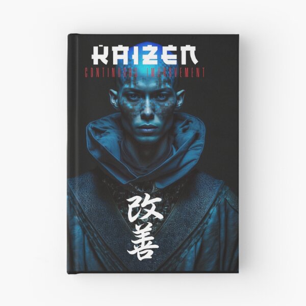 Item preview, Tibetan Cyberpunk Futuristic Monk – Kaizen Continuous Improvement Japanese Kanji designed and sold by MadeByRobots.