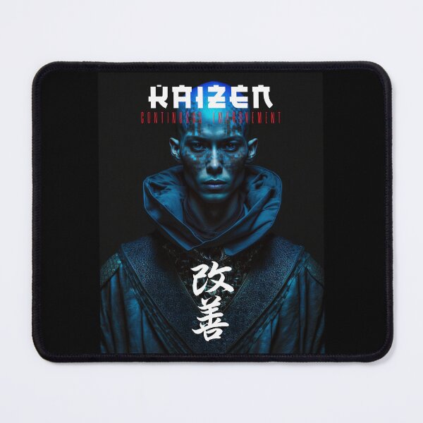 Item preview, Tibetan Cyberpunk Futuristic Monk – Kaizen Continuous Improvement Japanese Kanji designed and sold by MadeByRobots.