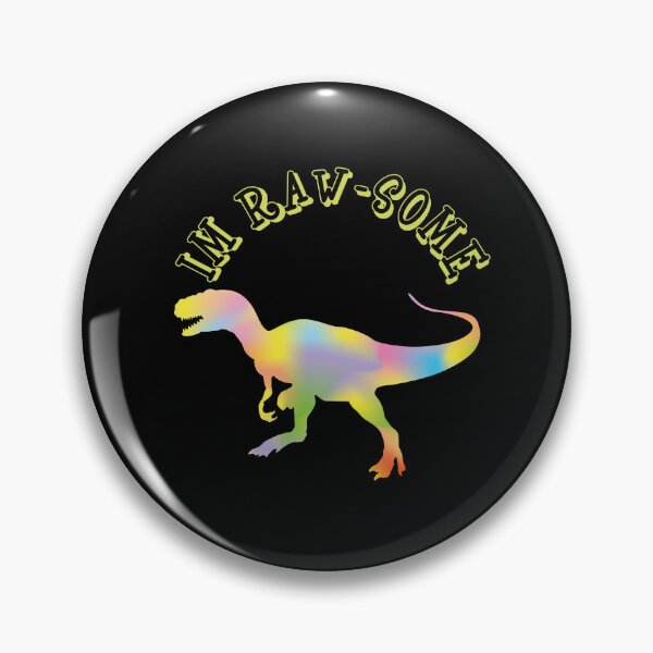 Item preview, Soy crudo |Camiseta de dinosaurio impresionante designed and sold by Torrex.