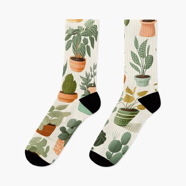 Item preview, plant girly pattern designed and sold by marglaufenberg.