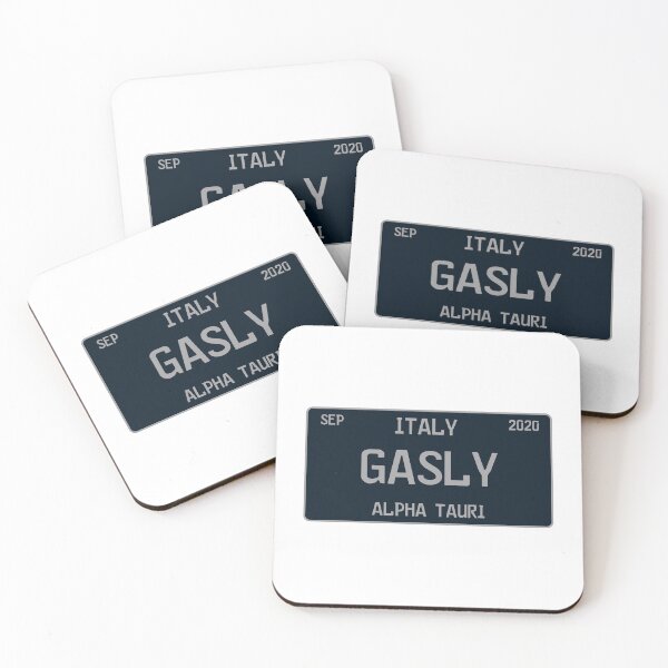 Item preview, Pierre Gasly first win license plate white designed and sold by ff1merch ..