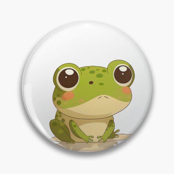 Artikelvorschau, Cute kawaii chibi frog entworfen und verkauft von ChibiInstant.