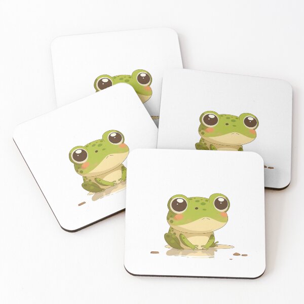 Item preview, Cute kawaii chibi frog designed and sold by ChibiInstant.