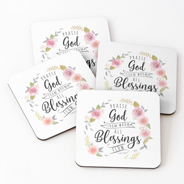 Item preview, Praise God From Whom All Blessings Flow Black designed and sold by amazingjoy.