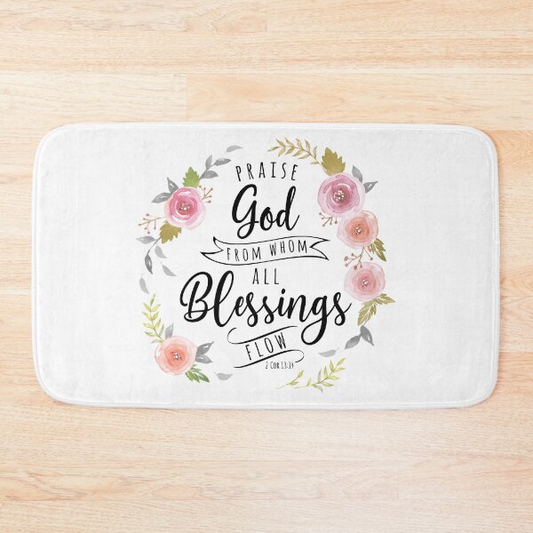 Item preview, Praise God From Whom All Blessings Flow Black designed and sold by amazingjoy.