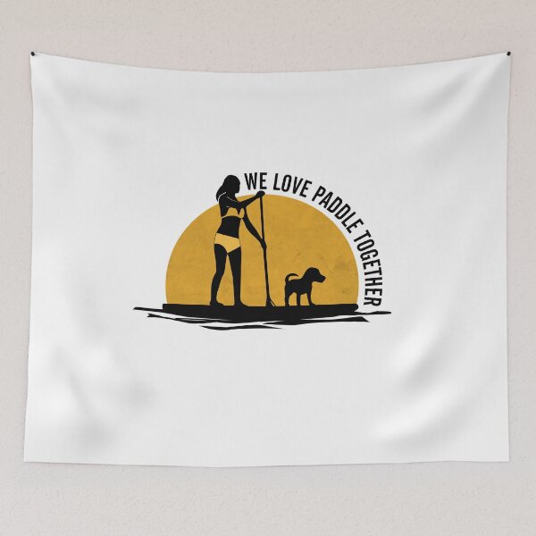 Item preview, Paddle with my dog we love paddle together designed and sold by sharifex.