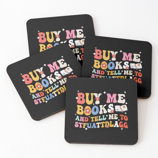 Item preview, Buy Me Books And Tell Me To Stfuattdlagg Spicy Book Lover Groovy designed and sold by holigan.