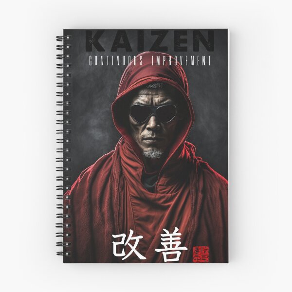 Item preview, Tibetan Cyberpunk Futuristic Monk – Kaizen Continuous Improvement Japanese Kanji designed and sold by MadeByRobots.
