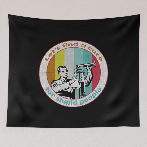 Item preview, Let's find a cure for stupid people the world of science vintage designed and sold by kamilbogaty1.
