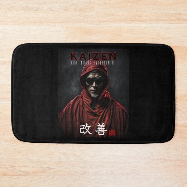 Item preview, Tibetan Cyberpunk Futuristic Monk – Kaizen Continuous Improvement Japanese Kanji designed and sold by MadeByRobots.