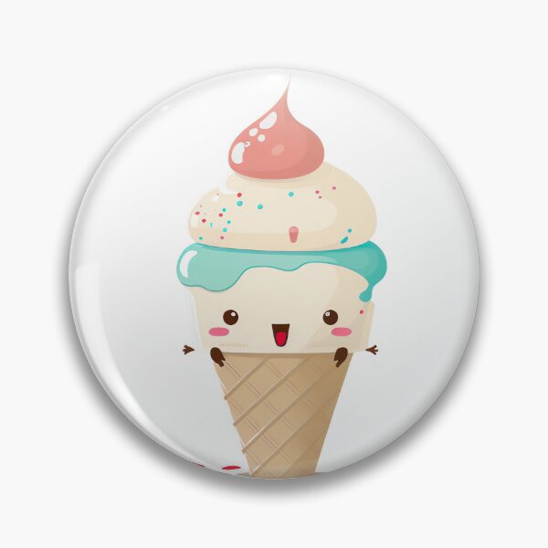 Item preview, Lindo helado chibi kawaii designed and sold by ChibiInstant.