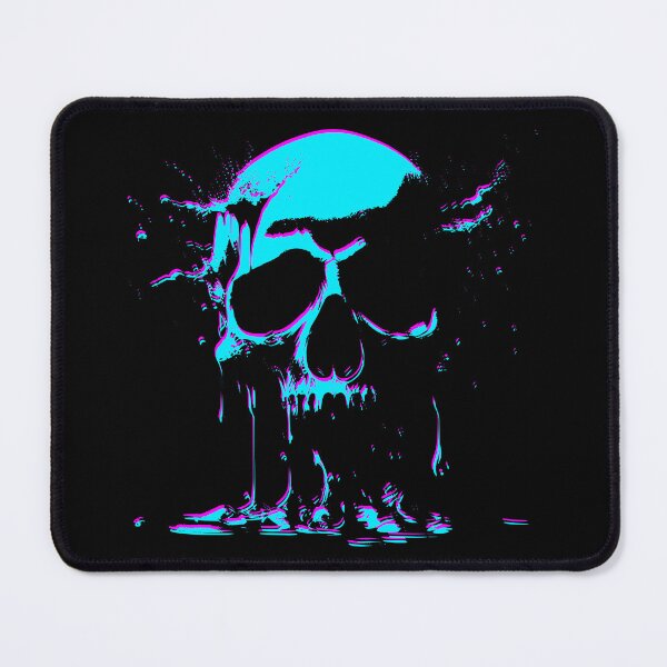 Item preview, Synth Skull - Blue/pink - Other versions available designed and sold by EldritchMagpie.