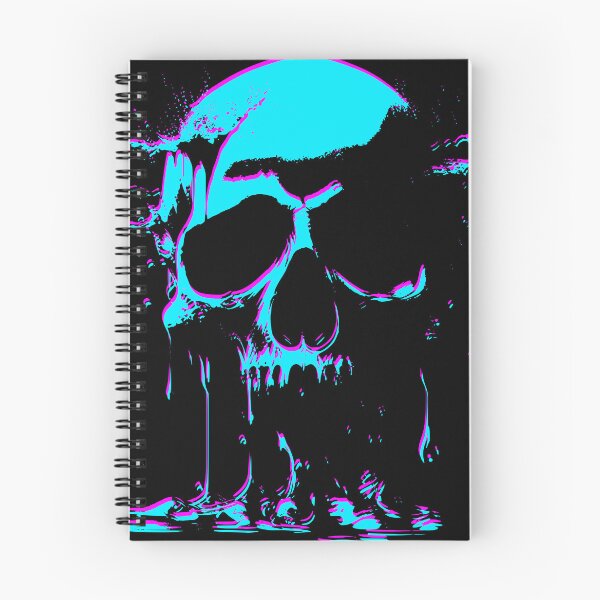 Item preview, Synth Skull - Blue/pink - Other versions available designed and sold by EldritchMagpie.