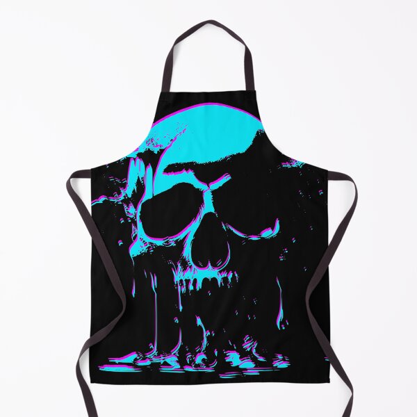 Item preview, Synth Skull - Blue/pink - Other versions available designed and sold by EldritchMagpie.