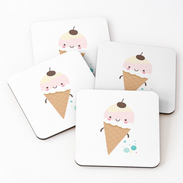 Item preview, cute chibi kawaii ice cream designed and sold by ChibiInstant.