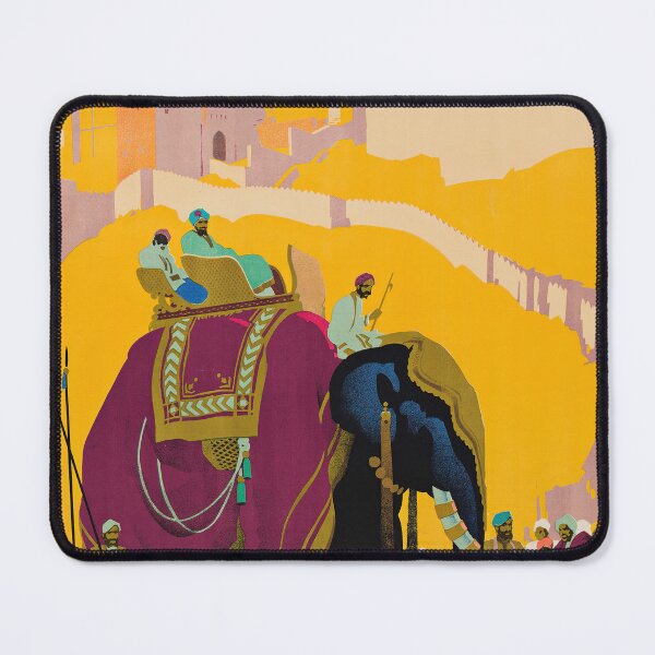 Item preview, Vintage Travel Poster - SEE INDIA- AMBER. Circa 1930s. designed and sold by Gin  Neko.