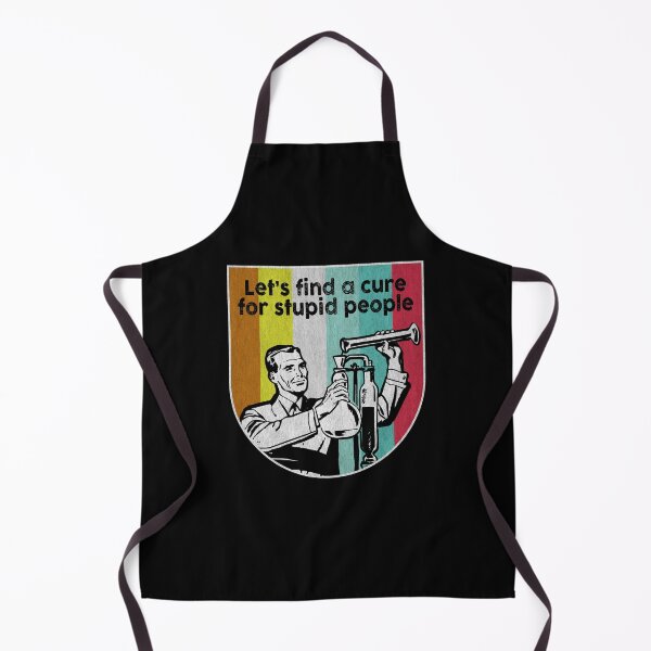 Item preview, Let's find a cure for stupid people vintage designed and sold by kamilbogaty1.