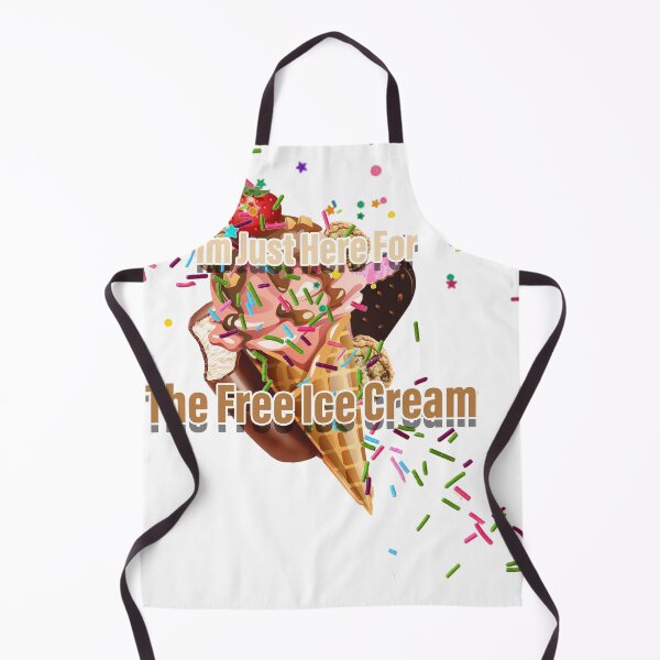 Item preview, Im Just Here For The Free Ice Cream designed and sold by blackout12.