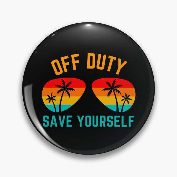 Item preview, Off Duty Save Yourself Retro Nurse Quote Vintage Sunglasses designed and sold by PrintOfi.