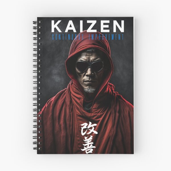 Item preview, Tibetan Cyberpunk Futuristic Monk – Kaizen Continuous Improvement Japanese Kanji designed and sold by MadeByRobots.