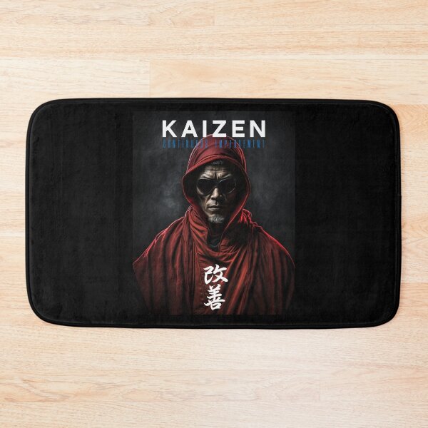 Item preview, Tibetan Cyberpunk Futuristic Monk – Kaizen Continuous Improvement Japanese Kanji designed and sold by MadeByRobots.