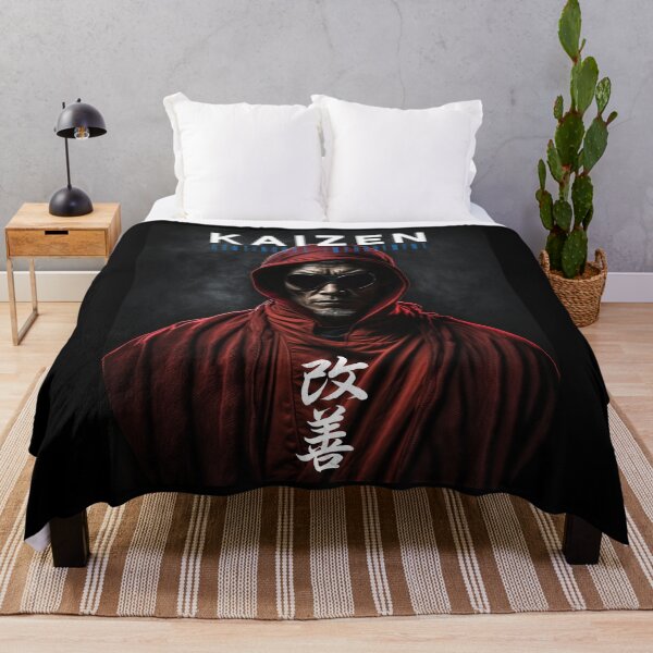 Item preview, Tibetan Cyberpunk Futuristic Monk – Kaizen Continuous Improvement Japanese Kanji designed and sold by MadeByRobots.