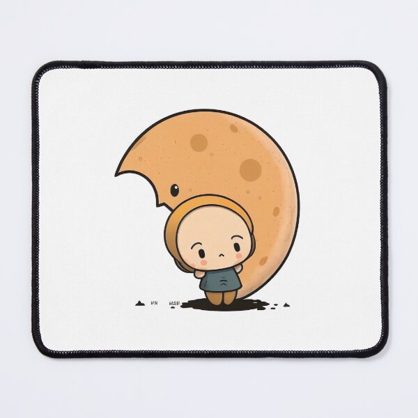 Item preview, moon cute chibi kawaii designed and sold by ChibiInstant.