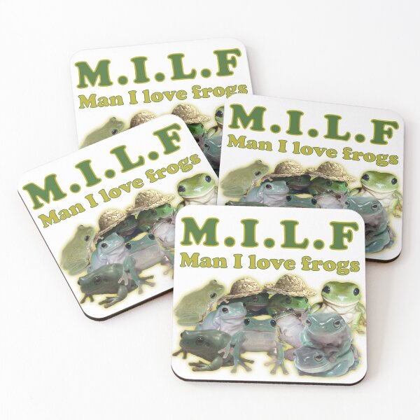 Item preview, Man I Love Frogs (MILF) designed and sold by chhavaayayay.