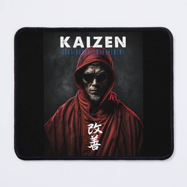 Item preview, Tibetan Cyberpunk Futuristic Monk – Kaizen Continuous Improvement Japanese Kanji designed and sold by MadeByRobots.
